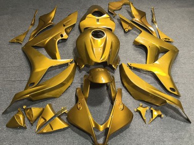 2007-2008 Gloss Gold Plain CBR600RR Motorcycle Fairings