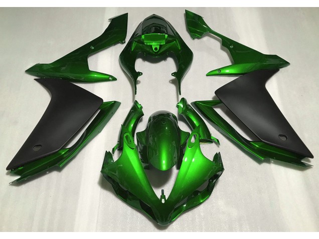 2007-2008 Gloss Green & Black R1 Motorcycle Fairings
