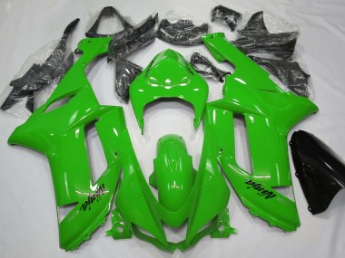 2007-2008 Gloss Green ZX6R Motorcycle Fairings