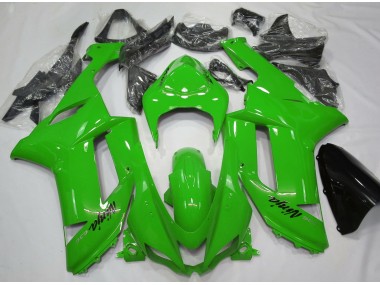 2007-2008 Gloss Green ZX6R Motorcycle Fairings