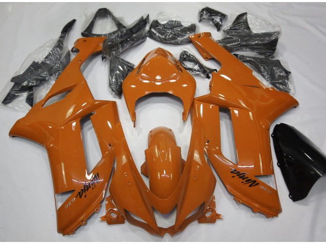 2007-2008 Gloss Orange ZX6R Motorcycle Fairings