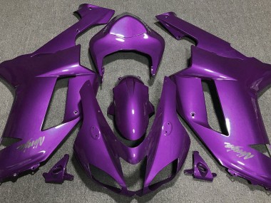 2007-2008 Gloss Purple ZX6R Motorcycle Fairings