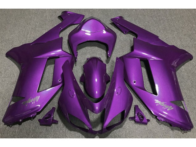 2007-2008 Gloss Purple ZX6R Motorcycle Fairings