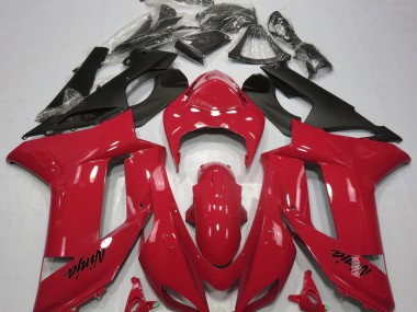 2007-2008 Gloss Red ZX6R Motorcycle Fairings