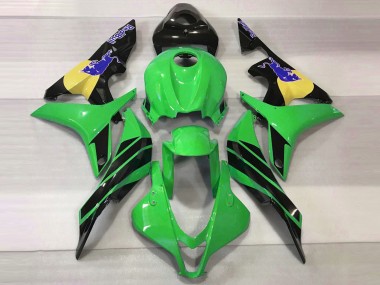 2007-2008 Green & Blue Bull CBR600RR Motorcycle Fairings