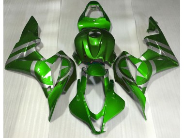 2007-2008 Green Captain America CBR600RR Motorcycle Fairings