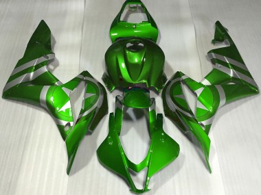 2007-2008 Green Captain America CBR600RR Motorcycle Fairings