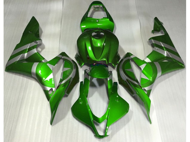 2007-2008 Green Captain America CBR600RR Motorcycle Fairings