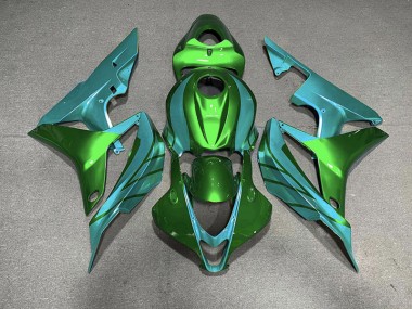2007-2008 Green & Teal CBR600RR Motorcycle Fairings