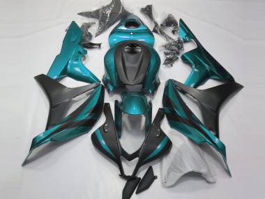 2007-2008 Light Blue and Matte Black CBR600RR Motorcycle Fairings