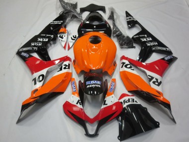2007-2008 Light Orange Repsol CBR600RR Motorcycle Fairings