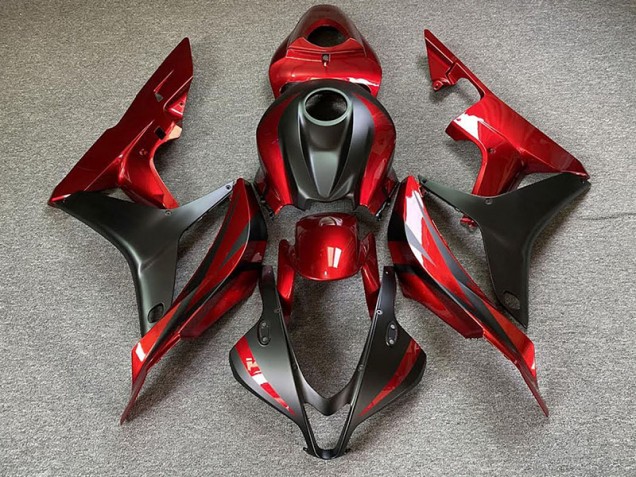 2007-2008 Maroon Red CBR600RR Motorcycle Fairings