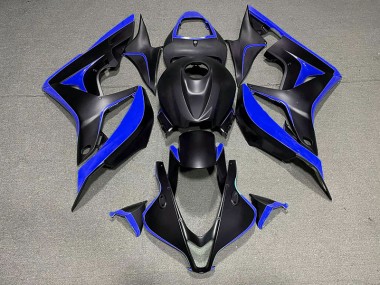 2007-2008 Matte Black & Blue CBR600RR Motorcycle Fairings