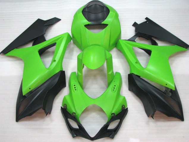 2007-2008 Matte Green GSXR 1000 Motorcycle Fairings