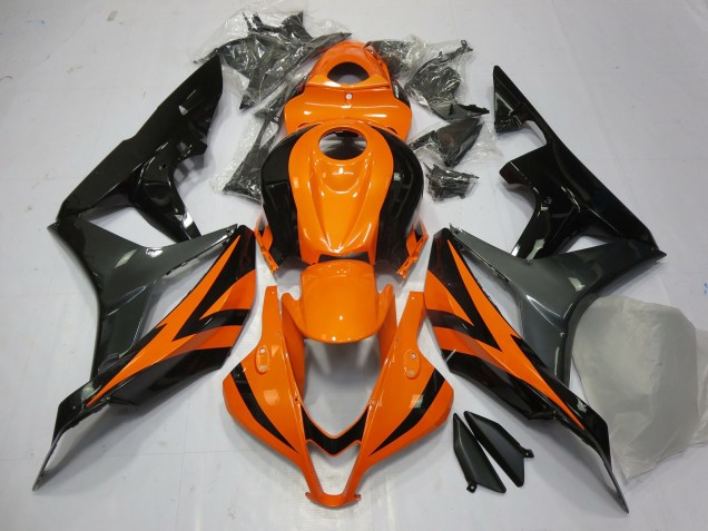 2007-2008 Orange Grey and Black CBR600RR Motorcycle Fairings