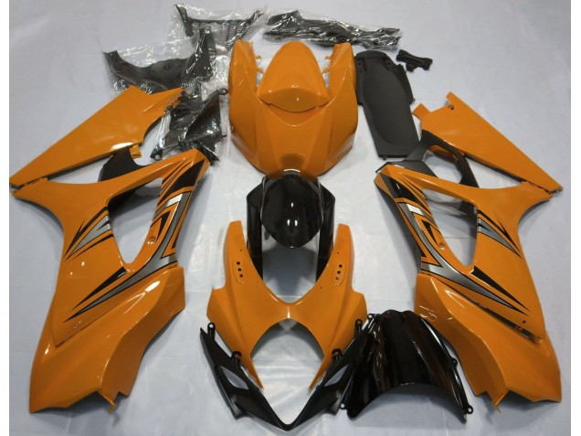 2007-2008 Orange OEM Style GSXR 1000 Motorcycle Fairings