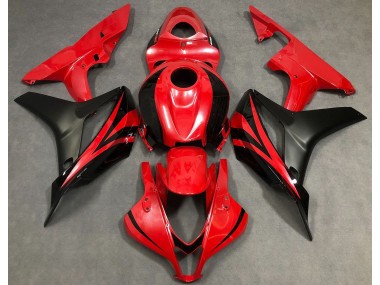 2007-2008 Pearl Red & Black CBR600RR Motorcycle Fairings