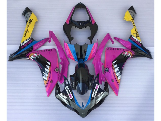 2007-2008 Pink Shark R1 Motorcycle Fairings