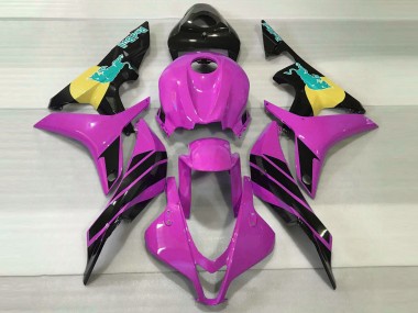 2007-2008 Pink & Teal Bull CBR600RR Motorcycle Fairings
