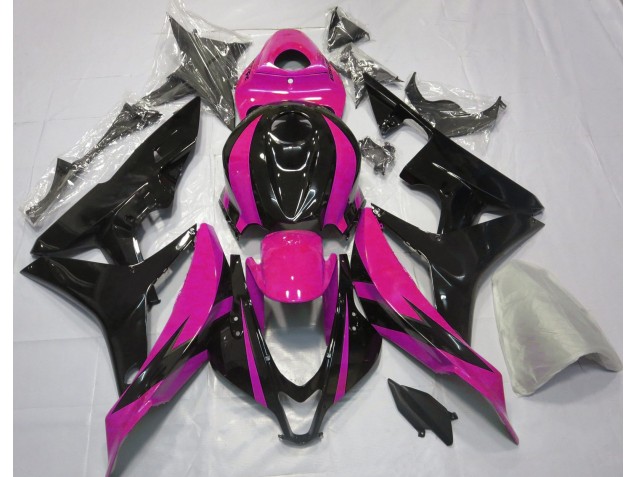 2007-2008 Pink and Black OEM Design CBR600RR Motorcycle Fairings
