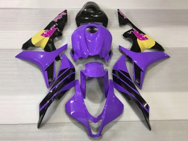 2007-2008 Purple & Pink Bull CBR600RR Motorcycle Fairings