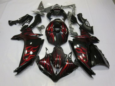 2007-2008 Red Flame R1 Motorcycle Fairings