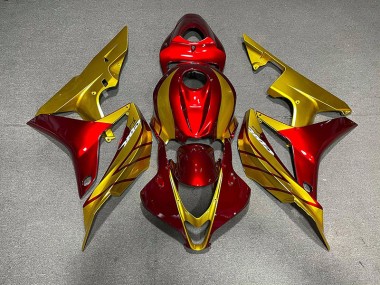 2007-2008 Red & Gold CBR600RR Motorcycle Fairings