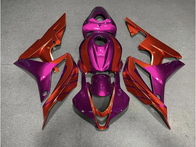 2007-2008 Red & Violet CBR600RR Motorcycle Fairings