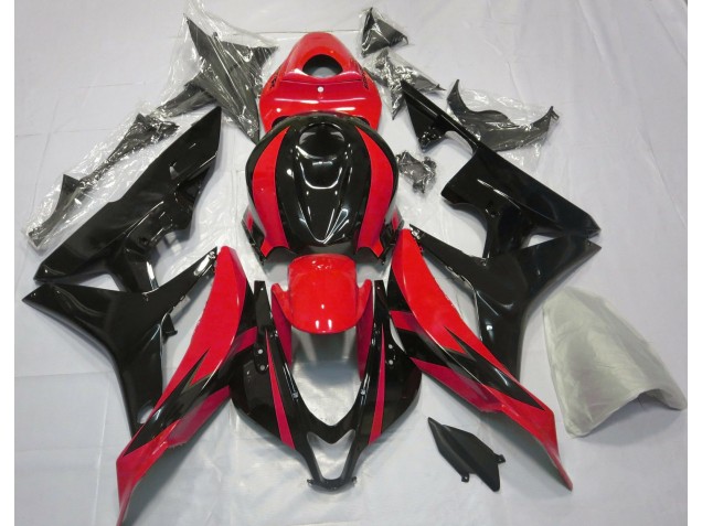 2007-2008 Red and Black OEM Design CBR600RR Motorcycle Fairings