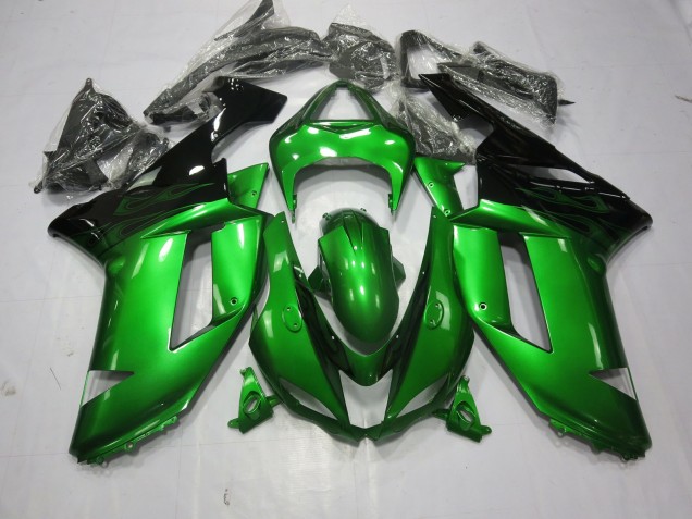 2007-2008 Special Green ZX6R Motorcycle Fairings