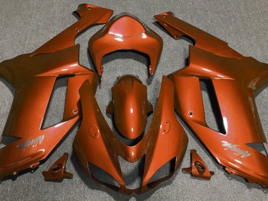 2007-2008 Tiger Orange ZX6R Motorcycle Fairings