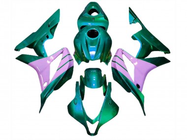 2007-2008 Turquoise and Pink CBR600RR Motorcycle Fairings