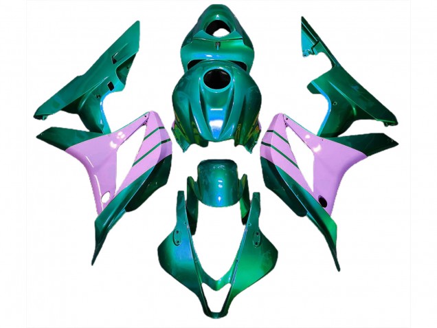 2007-2008 Turquoise and Pink CBR600RR Motorcycle Fairings