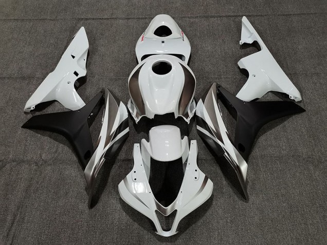 2007-2008 White OEM Style CBR600RR Motorcycle Fairings