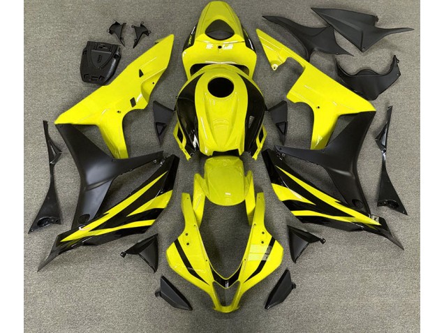 2007-2008 Yellow OEM Style CBR600RR Motorcycle Fairings
