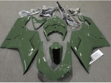 2007-2014 Army Green Gloss Ducati 848 1098 1198 Motorcycle Fairings