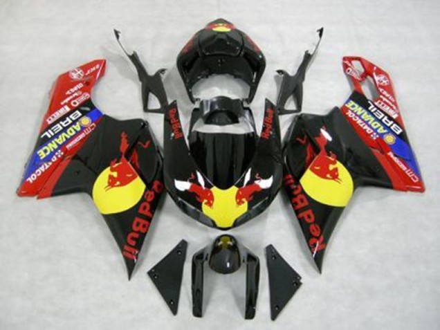 2007-2014 BREIL Red BullDucati 848 1098 1198 Motorcycle Fairings