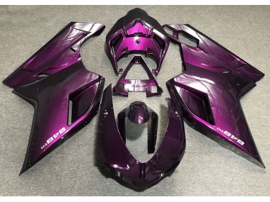 2007-2014 Deep Pink Ducati 848 1098 1198 Motorcycle Fairings