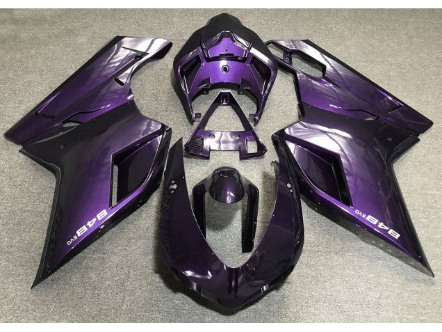 2007-2014 Deep Purple Ducati 848 1098 1198 Motorcycle Fairings