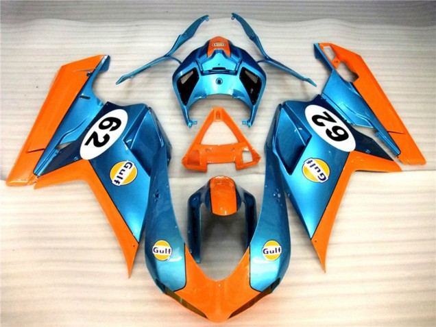 2007-2014 Matte Gulf Ducati 848 1098 1198 Motorcycle Fairings
