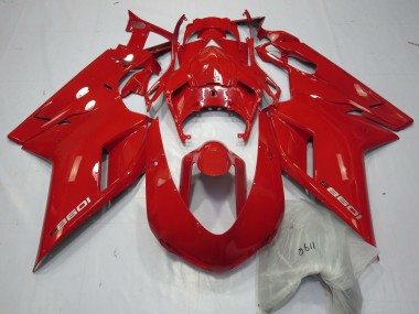 2007-2014 Red 1098 Ducati 848 1098 1198 Motorcycle Fairings
