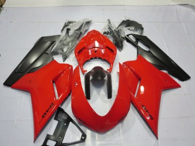 2007-2014 Red Ducati 848 1098 1198 Motorcycle Fairings