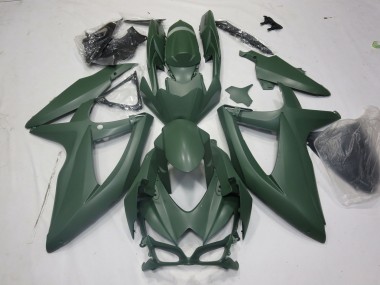 2008-2010 Army Green GSXR 600-750 Motorcycle Fairings