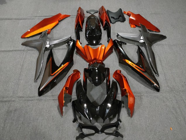 2008-2010 Burnt Orange OEM Style GSXR 600-750 Motorcycle Fairings