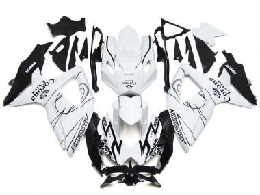 2008-2010 Custom Corona Special with White GSXR 600-750 Motorcycle Fairings