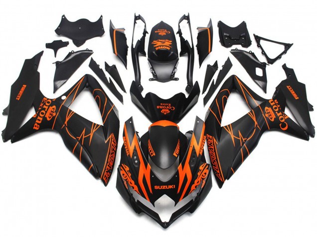 2008-2010 Custom Matte Corona Special GSXR 600-750 Motorcycle Fairings