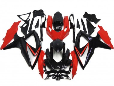 2008-2010 Custom Red OEM Style GSXR 600-750 Motorcycle Fairings