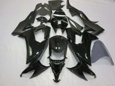 2008-2010 Gloss Black ZX10R Motorcycle Fairings