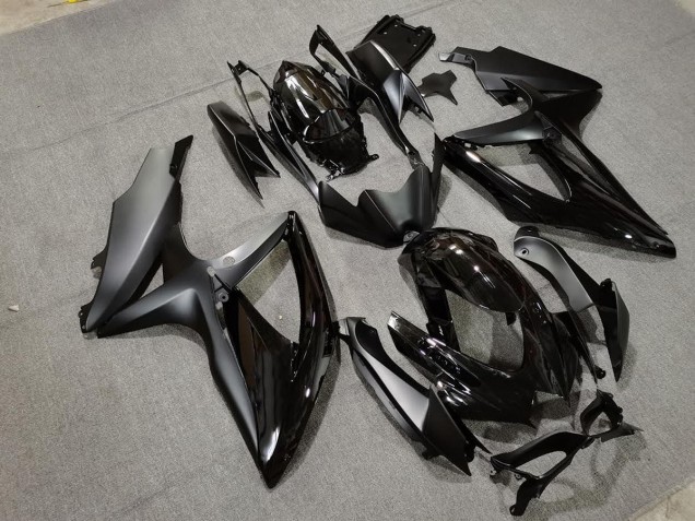 2008-2010 Matte Black GSXR 600-750 Motorcycle Fairings