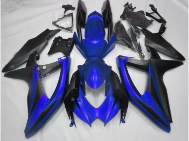 2008-2010 Matte Blue No R GSXR 600-750 Motorcycle Fairings
